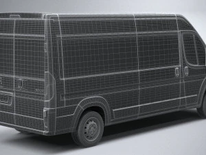 Peugeot Boxer 2020 3D Model