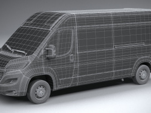 Peugeot Boxer 2020 3D Model