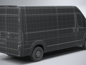 Peugeot Boxer 2020 3D Model