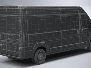Peugeot Boxer 2020 3D Model