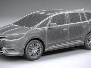 Renault Espace 2020 Modèle 3D