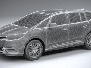 Renault Espace 2020 3D Model