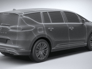 Renault Espace 2020 Modèle 3D