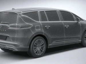 Renault Espace 2020 3D Model