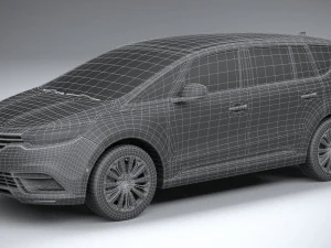 Renault Espace 2020 3D Model