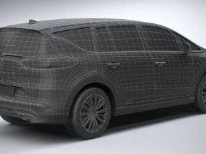 Renault Espace 2020 3D Model