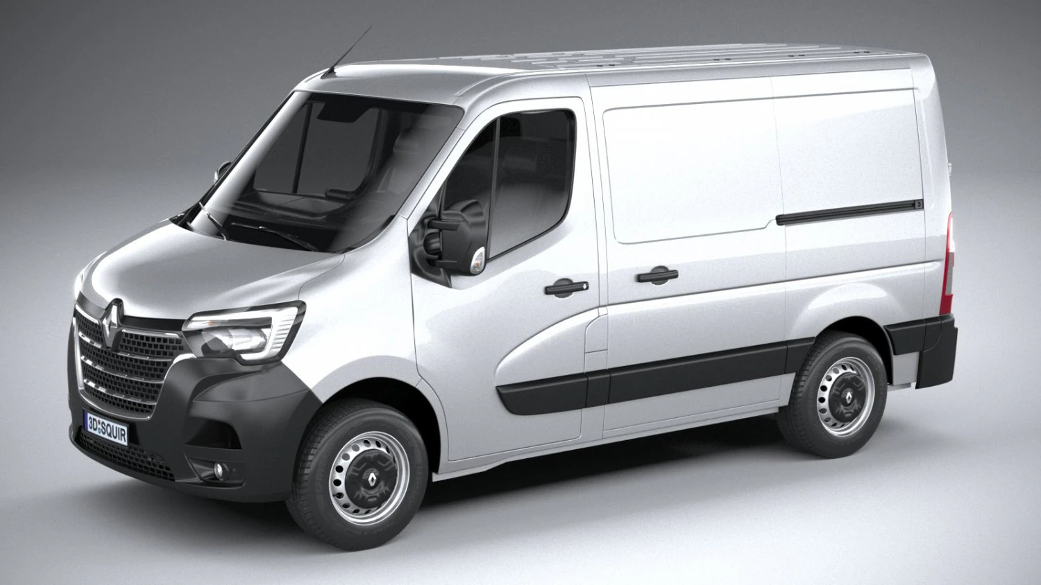 Renault Master L1H1 2020 3D Model .c4d .max .obj .3ds .fbx .stl .blend 