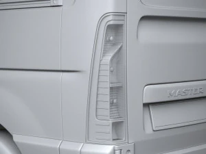 Renault Master L2H2 2020 3D Model