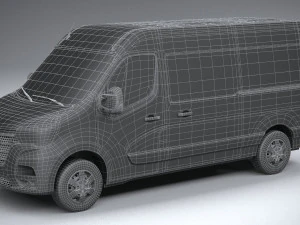 Renault Master L2H2 2020 3D Model