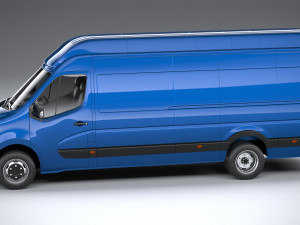 Renault Master L4H3 2020 Model 3D