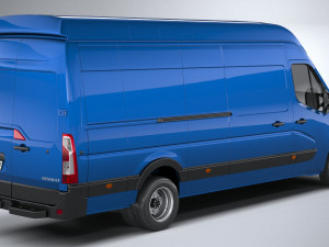 Renault Master L4H3 2020 Model 3D