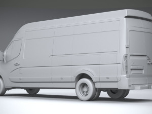 Renault Master L4H3 2020 Model 3D