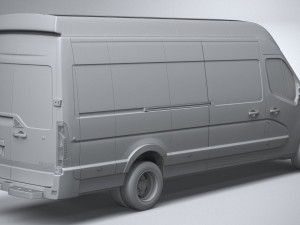 Renault Master L4H3 2020 Model 3D