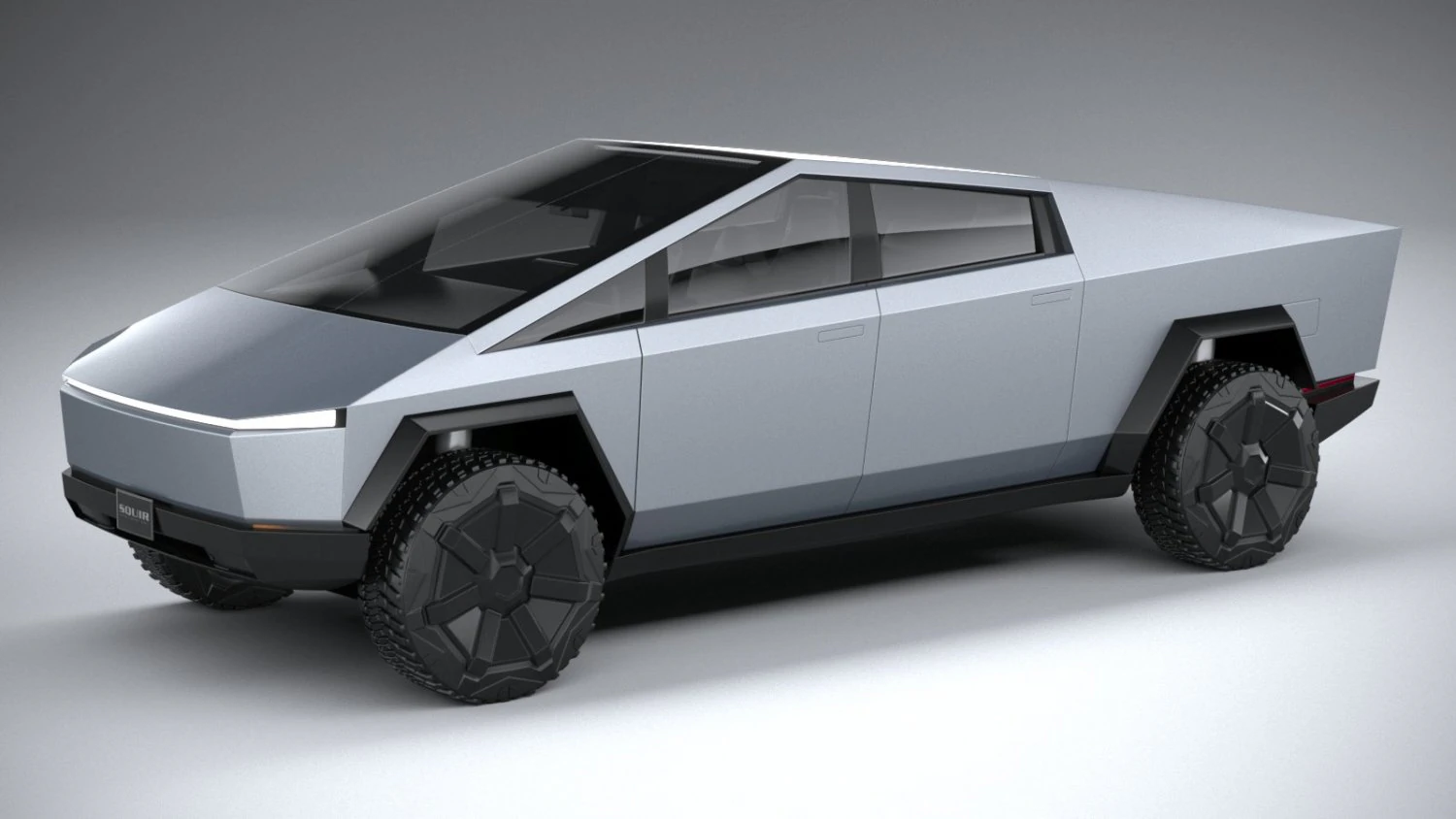 Tesla Cybertruck 2022 3D Model .c4d .max .obj .3ds .fbx .stl .blend 