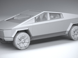 Tesla Cybertruck 2022 3D Model