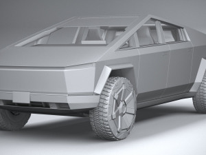 Tesla Cybertruck 2022 3D Model