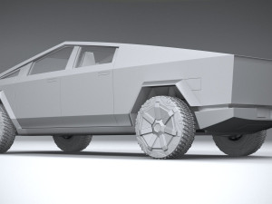 Tesla Cybertruck 2022 3D Model