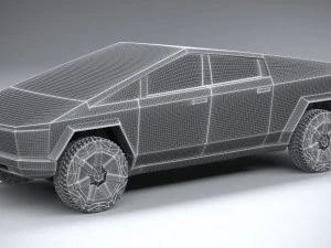 Tesla Cybertruck 2022 3D Model