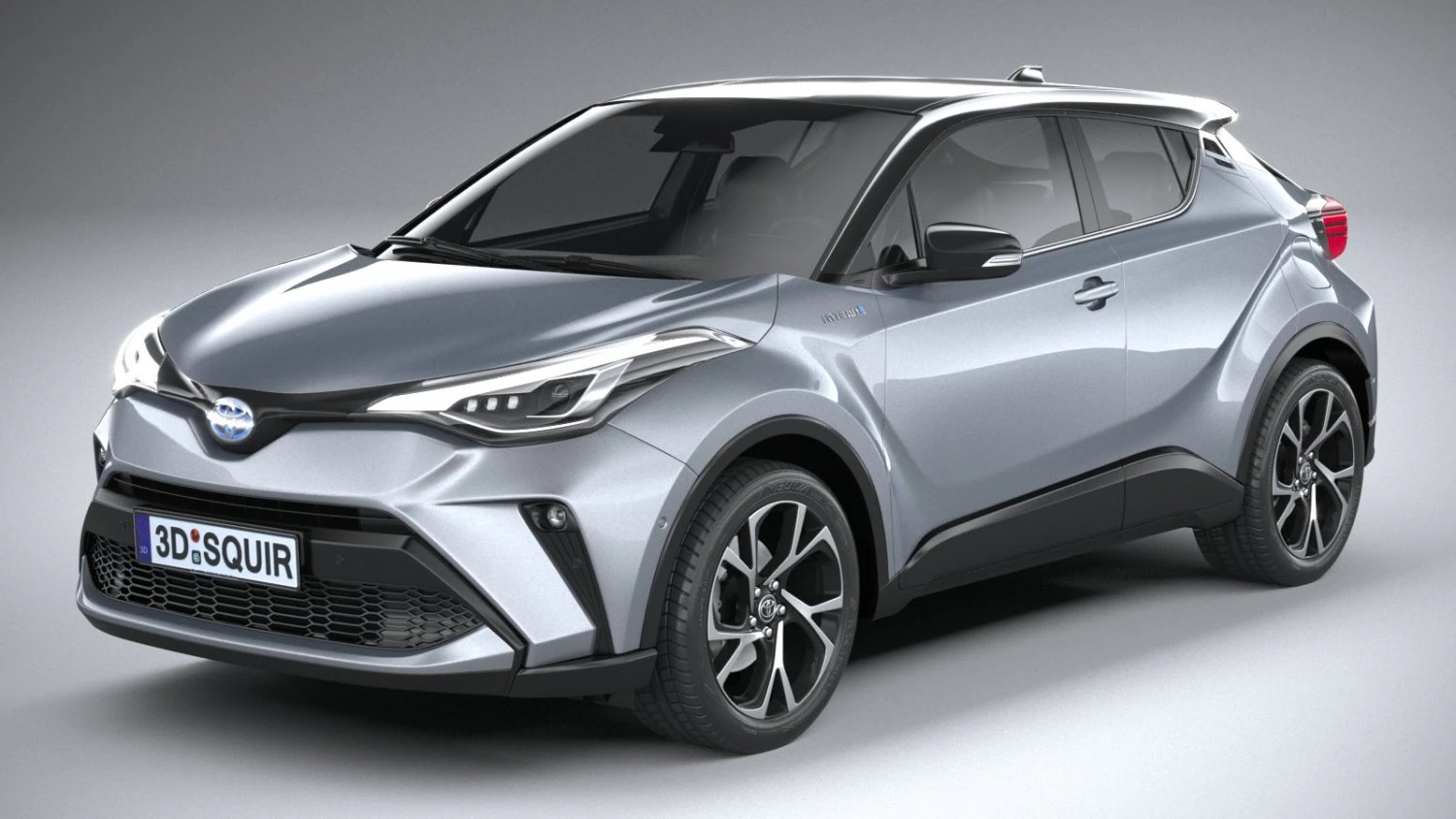 Toyota C-HR 2020 3D Model .c4d .max .obj .3ds .fbx .stl .blend