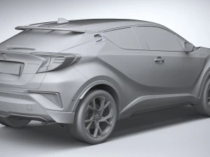 Toyota C-HR 2020 3D Model