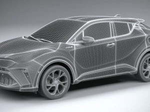 Toyota C-HR 2020 3D Model