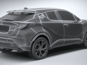 Toyota C-HR 2020 3D 模型