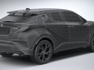 Toyota C-HR 2020 3D 模型