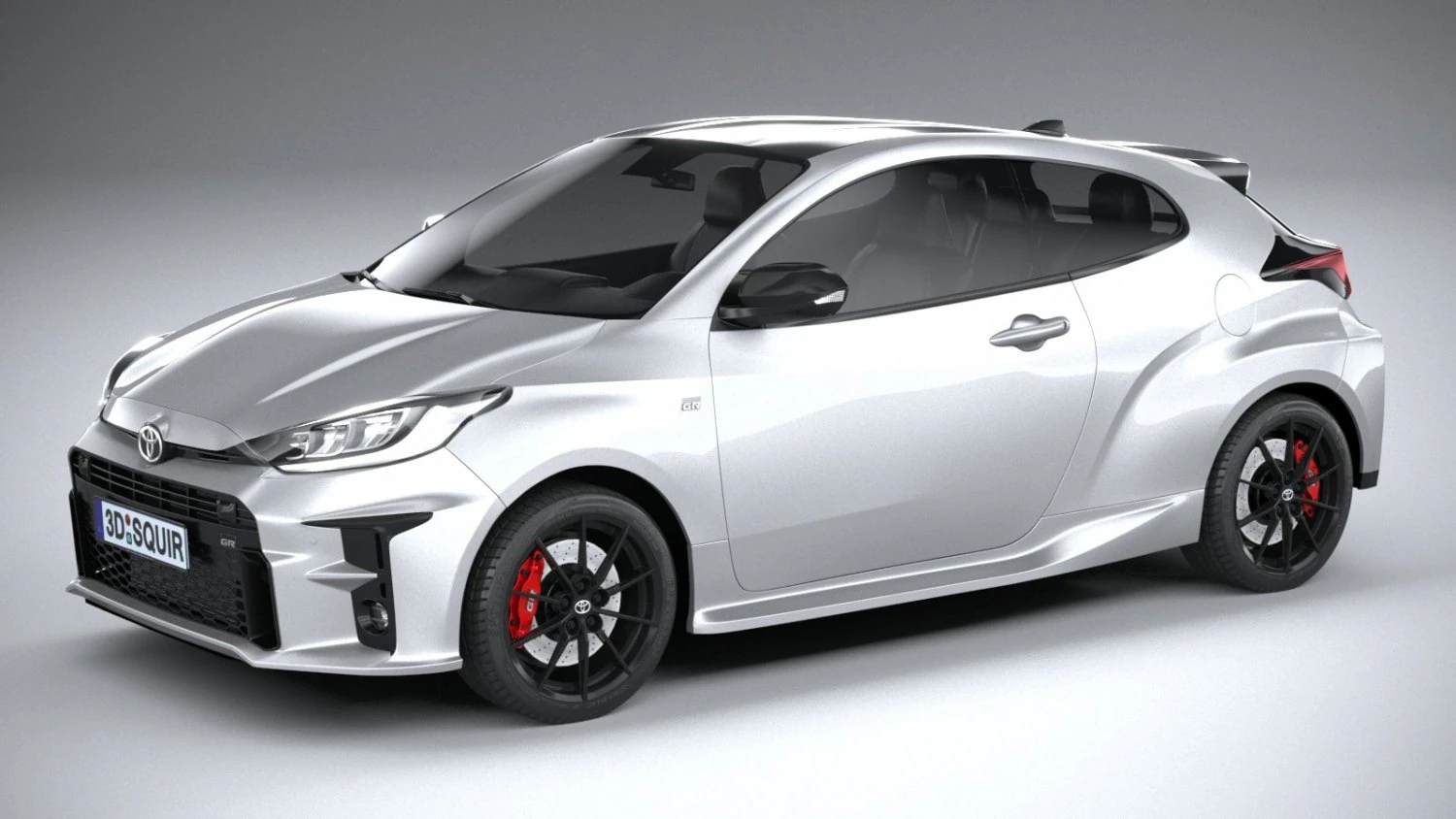 Toyota GR Yaris 2020 3D Model .c4d .max .obj .3ds .fbx .stl .blend 