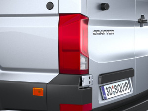 Volkswagen Crafter Long High Roof 2019 3D मॉडल