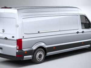 Volkswagen Crafter Long High Roof 2019 3D मॉडल