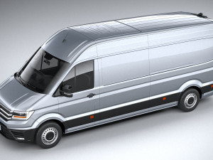 Volkswagen Crafter Long High Roof 2019 3D मॉडल