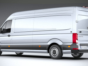 Volkswagen Crafter Long High Roof 2019 3D मॉडल
