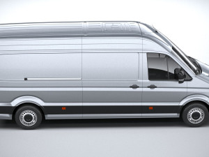 Volkswagen Crafter Long High Roof 2019 3D मॉडल