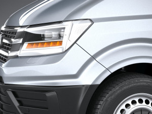 Volkswagen Crafter Long High Roof 2019 3D मॉडल