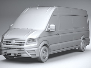 Volkswagen Crafter Long High Roof 2019 3D मॉडल