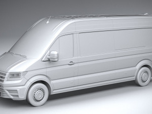Volkswagen Crafter Long High Roof 2019 3D मॉडल