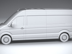Volkswagen Crafter Long High Roof 2019 3D मॉडल