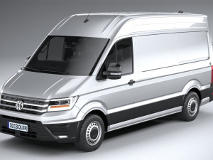 Volkswagen Crafter Medium-High Roof 2019 3D 모델