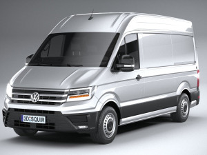 Volkswagen Crafter Medium-High Roof 2019 3D 모델
