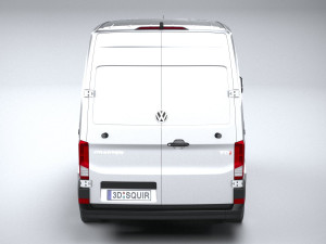 Volkswagen Crafter Medium-High Roof 2019 3D 모델