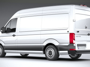 Volkswagen Crafter Medium-High Roof 2019 3D 모델