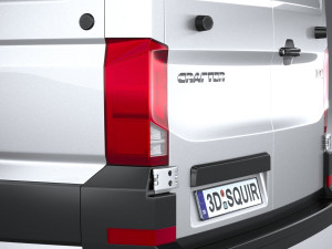 Volkswagen Crafter Medium-High Roof 2019 3D 모델
