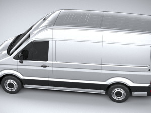 Volkswagen Crafter Medium-High Roof 2019 3D 모델