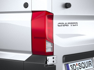 Volkswagen Crafter Medium-High Roof 2019 3D 모델