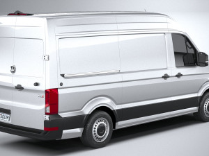 Volkswagen Crafter Medium-High Roof 2019 3D 모델
