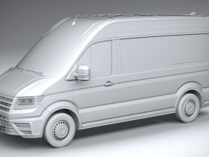Volkswagen Crafter Medium-High Roof 2019 3D 모델