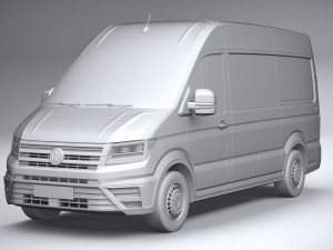 Volkswagen Crafter Medium-High Roof 2019 3D 모델