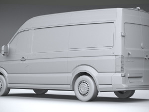 Volkswagen Crafter Medium-High Roof 2019 3D 모델