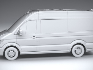 Volkswagen Crafter Medium-High Roof 2019 3D 모델