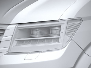 Volkswagen Crafter Medium-High Roof 2019 3D 모델